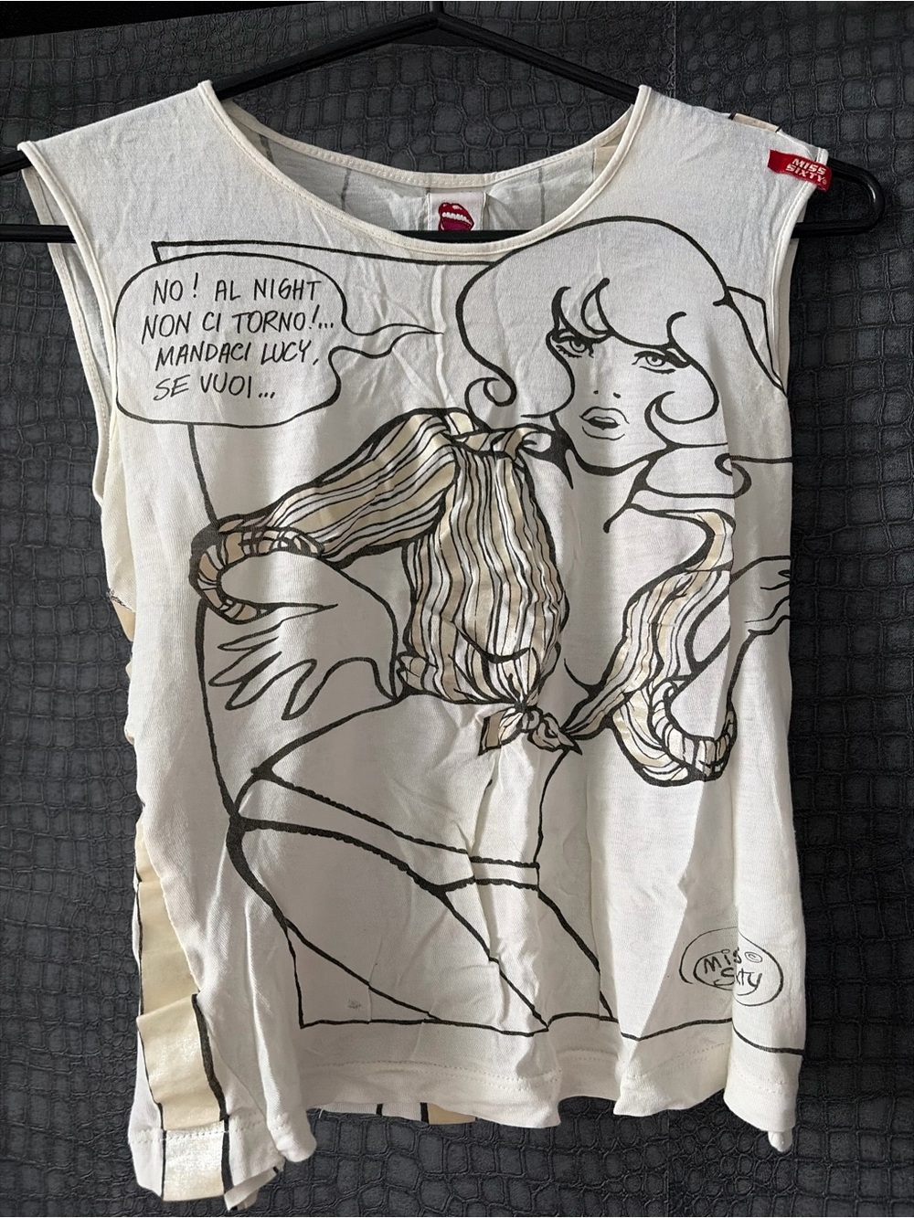 Miss Sixty Women’s Graphic Sleeveless Top